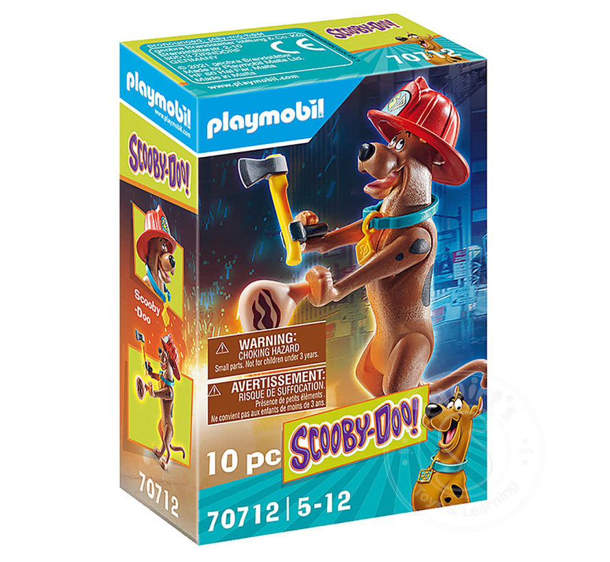 FINAL SALE Playmobil SCOOBY-DOO! Collectible Firefighter Figure