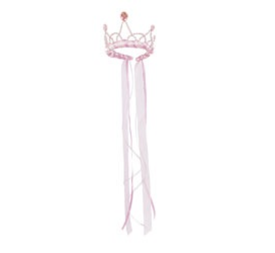 Great Pretenders Ribbon Tiara, Pink