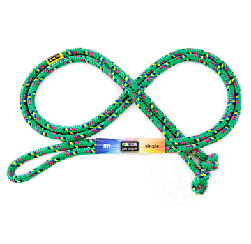Just Jump It 8' Single Jump Rope Green Confetti