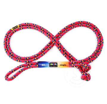 Just Jump It 8' Single Jump Rope Red Confetti