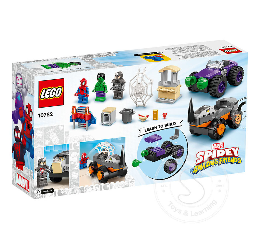 LEGO® 4+ Marvel Spider-Man Hulk vs. Rhino Truck Showdown