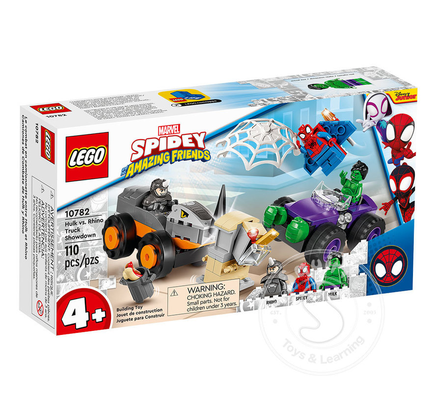 LEGO® 4+ Marvel Spider-Man Hulk vs. Rhino Truck Showdown