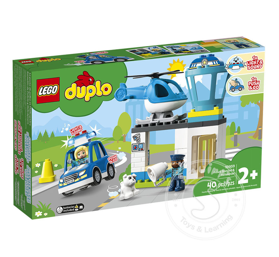 LEGO® DUPLO® Police Station & Helicopter - RETIRED