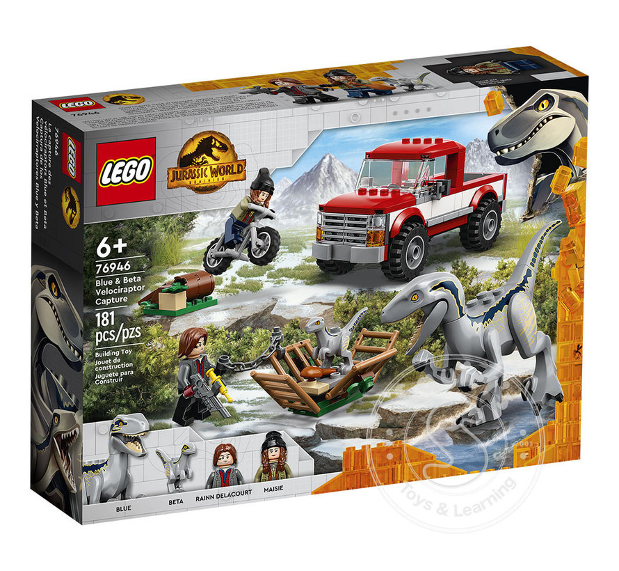 LEGO® Jurassic World Blue & Beta Velociraptor Capture
