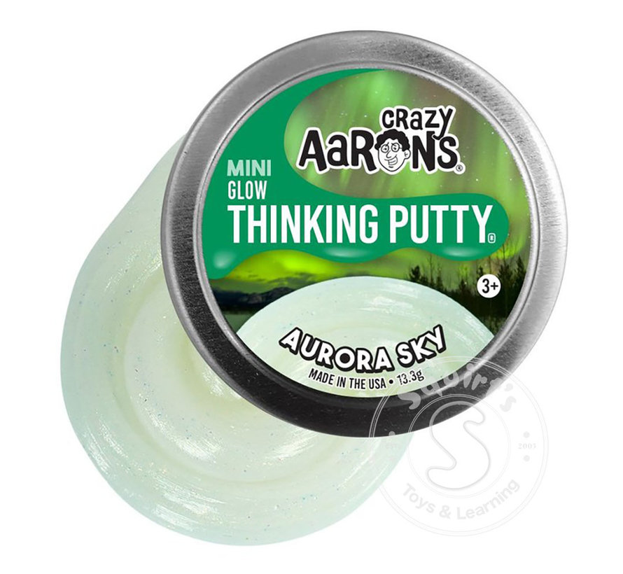 Crazy Aaron's Mini Glow Aurora Sky Thinking Putty