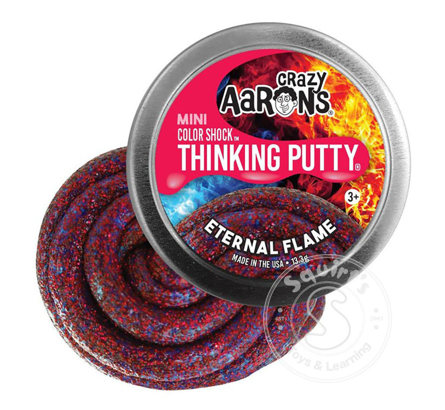 Crazy Aaron's Mini Color Shock Eternal Flame Thinking Putty
