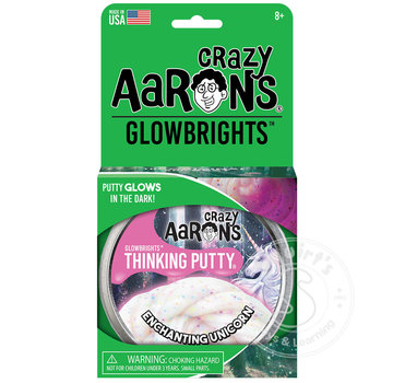 Crazy Aaron's Crazy Aaron's Glowbrights Enchanting Unicorn Thinking Putty