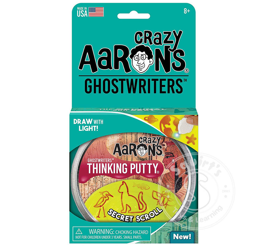 Crazy Aaron's Ghost Writer’s Secret Scroll Thinking Putty