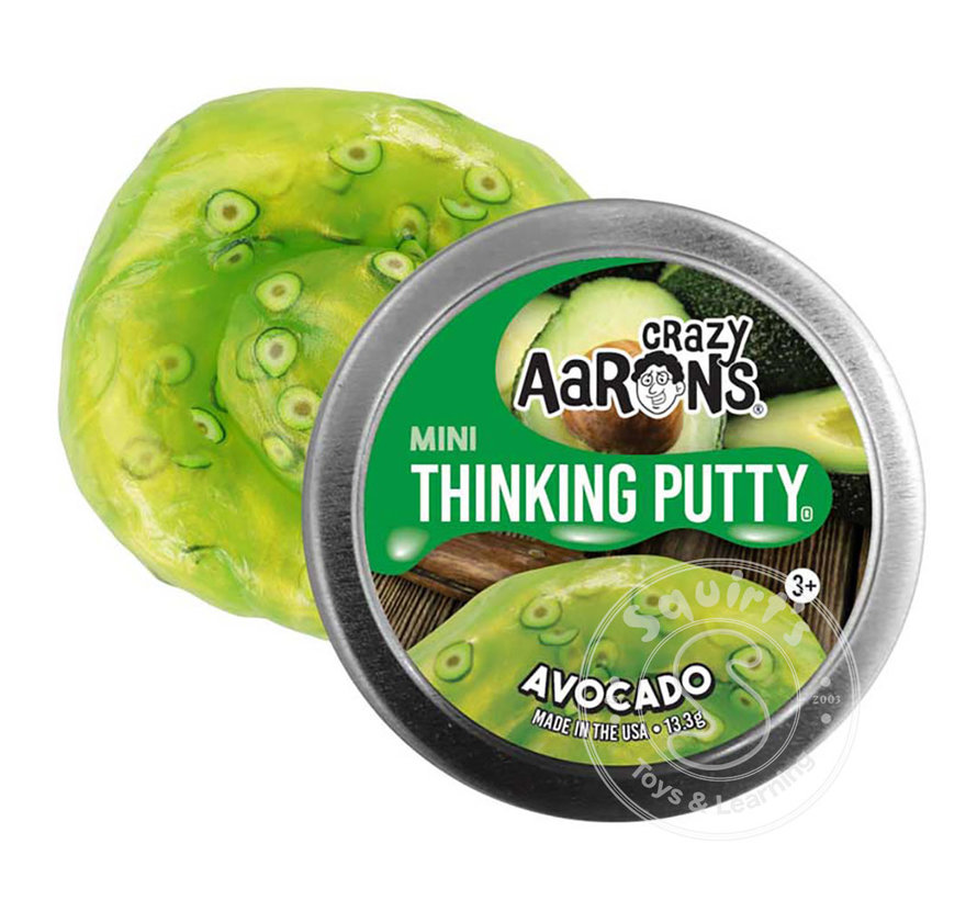 Crazy Aaron's Mini Avocado Thinking Putty