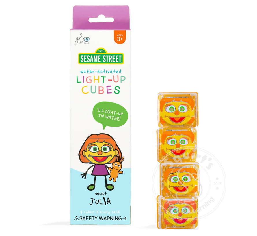 Glo Pals Sesame Street Julia Light-Up Cubes