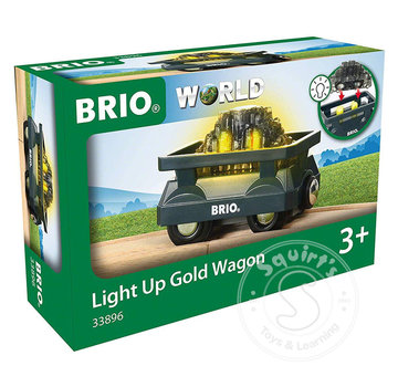 Brio Brio Light Up Gold Wagon