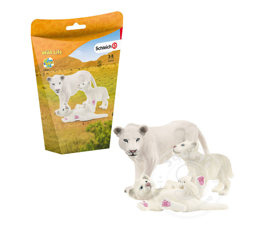 Schleich Lion mother with cubs - Retired