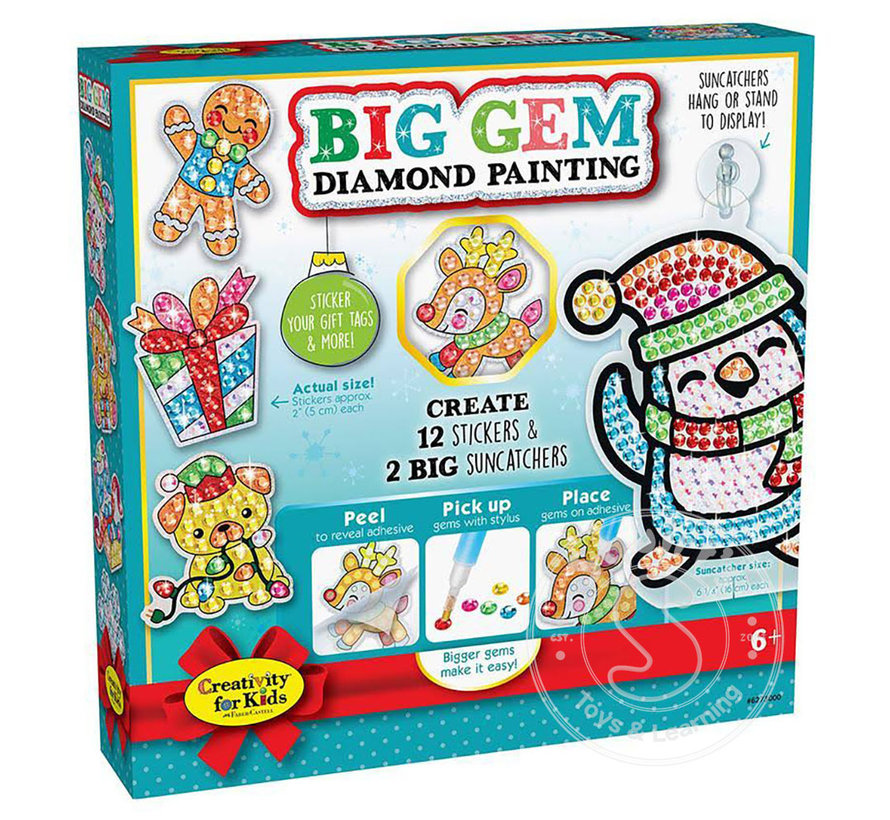 Creativity for Kids Big Gem Diamond Painting Holiday