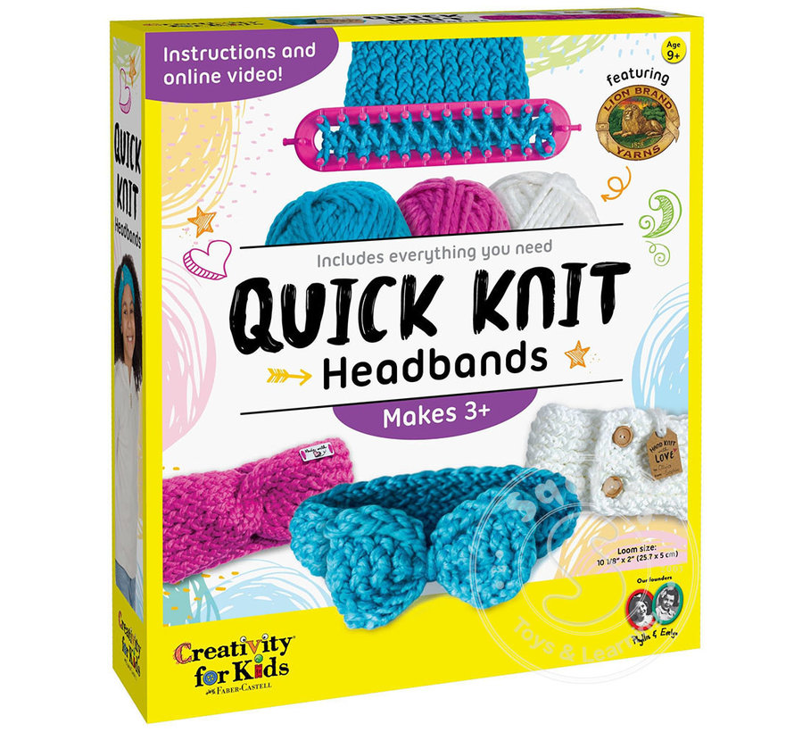 Creativity for Kids Quick Knit Headbands - Retired