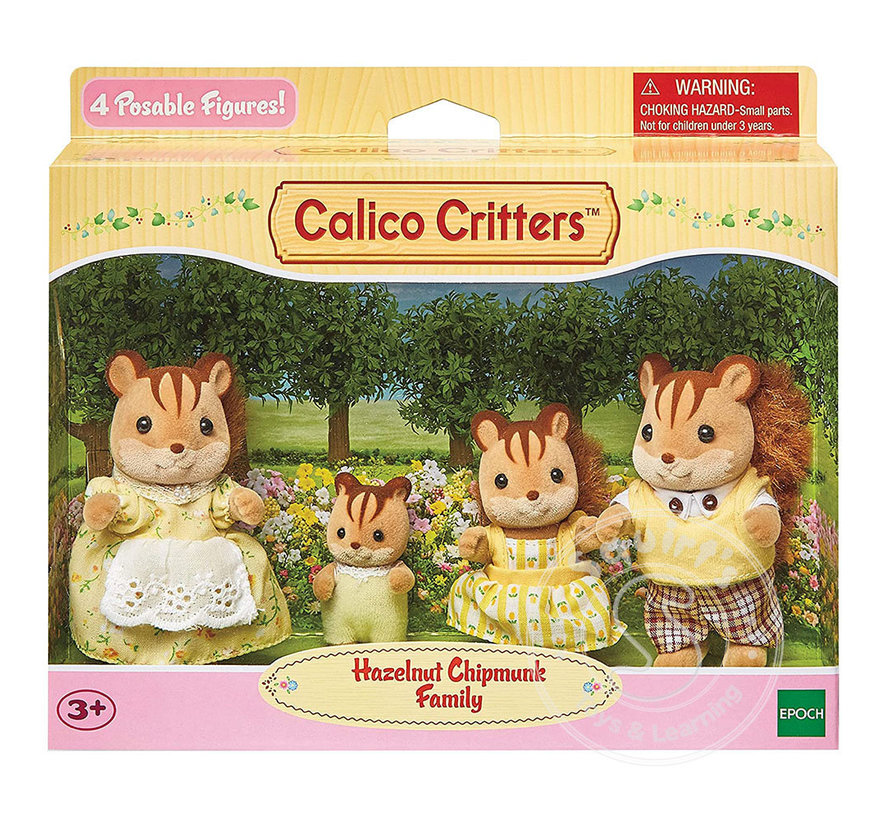 Calico Critters Chipmunk/Squirrel Family