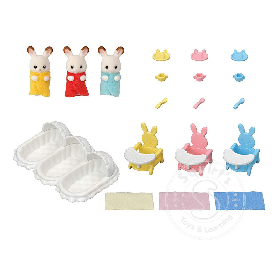 Calico Critters Triplets Care Set
