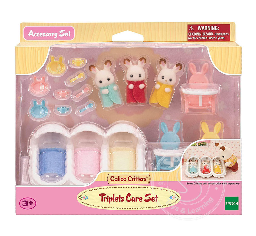 Calico Critters Triplets Care Set
