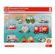 Hape Hape Emergency Peg Puzzle - Retired