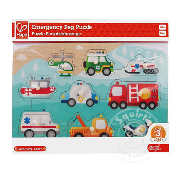 Hape Hape Emergency Peg Puzzle - Retired