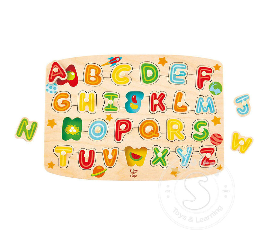 Hape Alphabet Peg Puzzle
