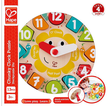 Hape Hape Chunky Clock Puzzle