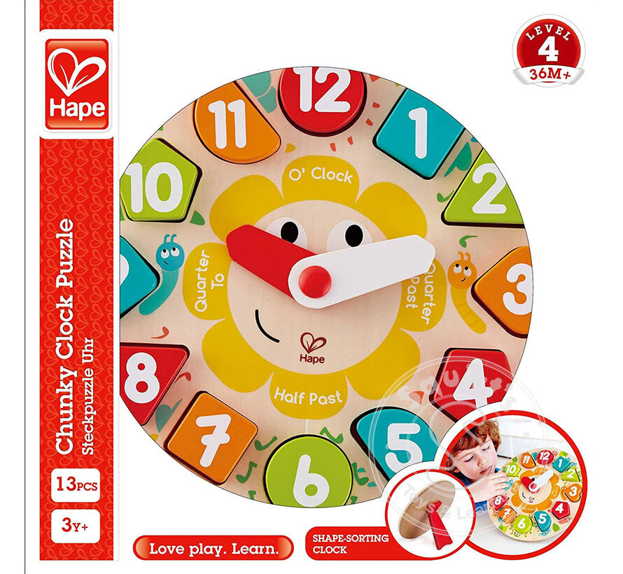 Hape Chunky Clock Puzzle