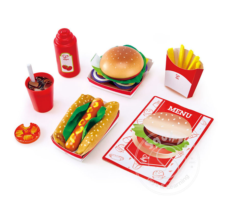 Hape Fast Food Set Playfood
