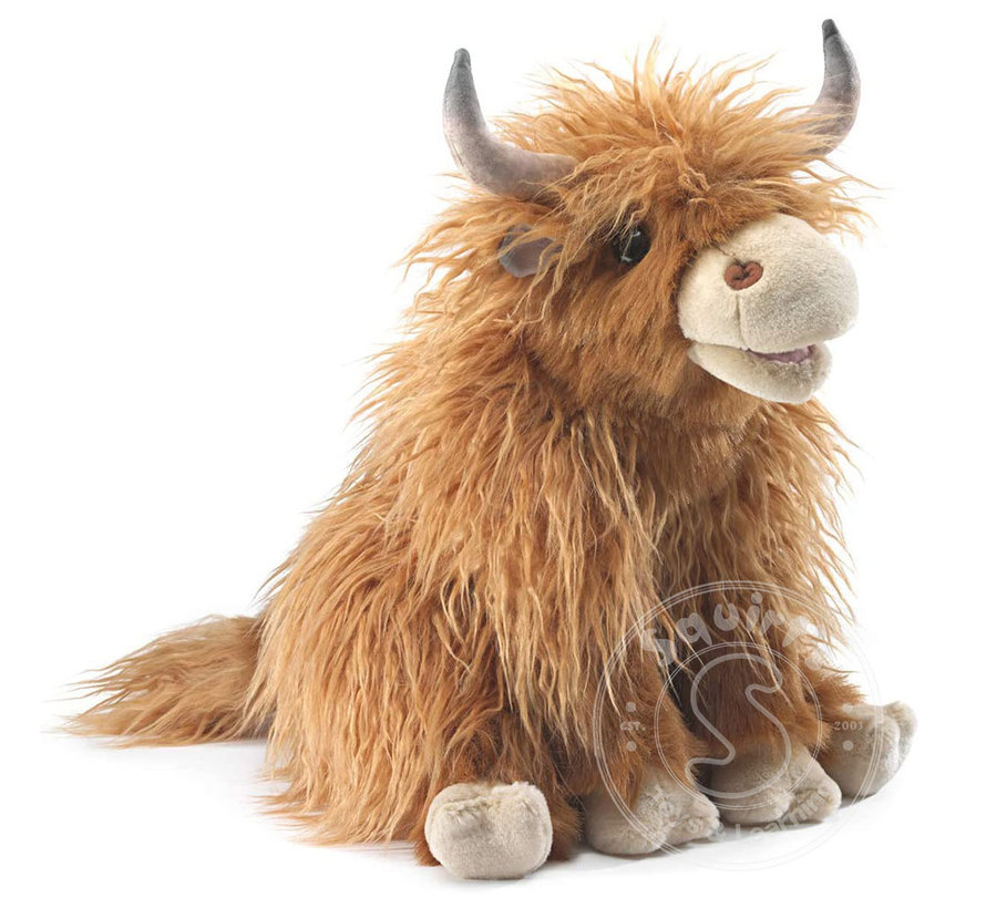 Folkmanis Highland Cow Puppet