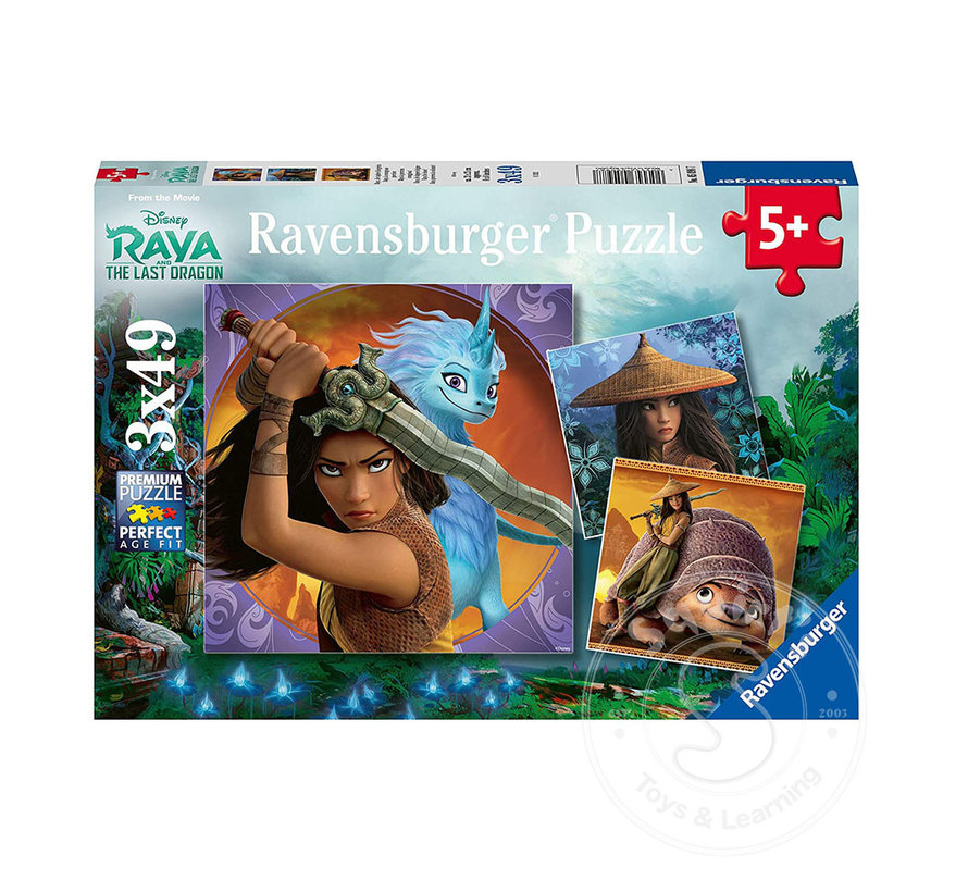 Ravensburger Disney Raya and the Last Dragon: Raya the Brave! Puzzle 3 x 49pcs