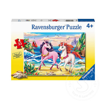 Ravensburger Ravensburger Beach Unicorns Puzzle 35pcs
