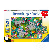 Ravensburger Ravensburger Koalas and Sloths Puzzle 2 x 24pcs