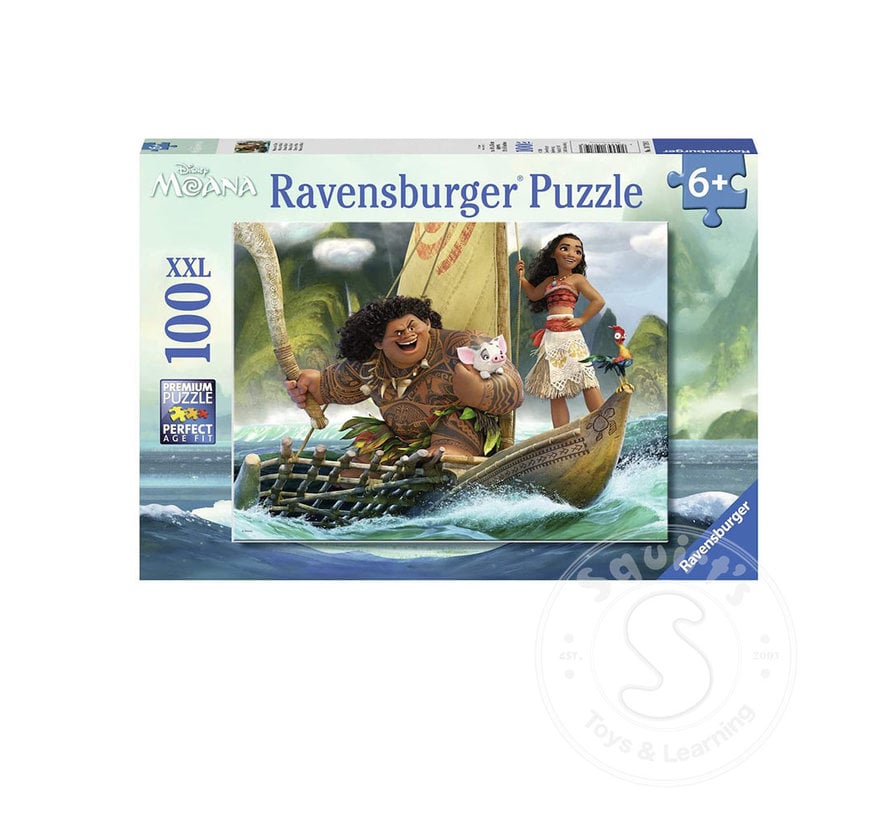 Ravensburger Disney Moana and Maui Puzzle 100pcs XXL