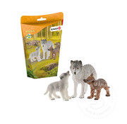 Schleich Schleich Mother Wolf with Pups - retired