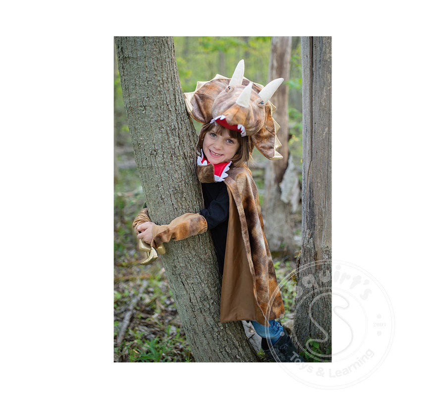 Great Pretenders Grandasaurus Triceratops Cape (Size 4-6)