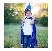 Great Pretenders Great Pretender Glitter Wizard Cape & Hat (Size 4-6)