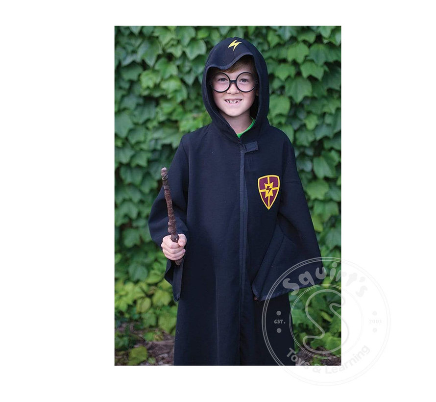 Great Pretenders Wizard Cape with Glasses (Size 7-8)