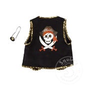 Great Pretenders Great Pretenders Pirate Vest with Eye Patch (Size 4-7)