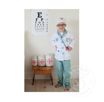 Great Pretenders Great Pretenders Doctor Costume  Green (Size 5-6)