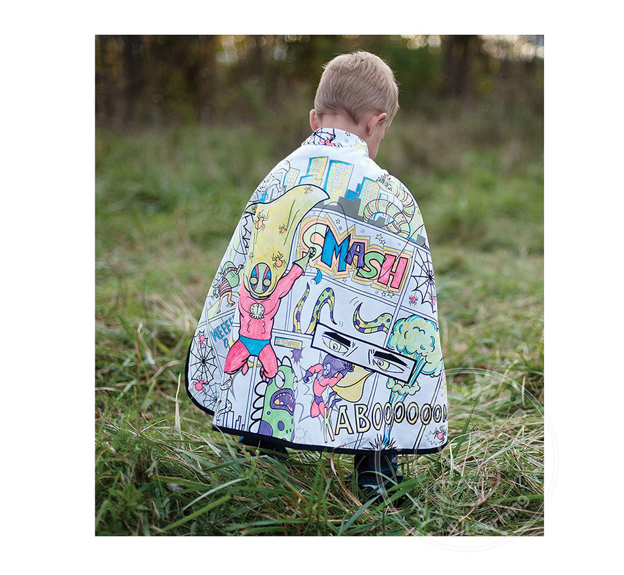 Great Pretenders Colour-A-Cape Spider/Superhero (Size 4-7)
