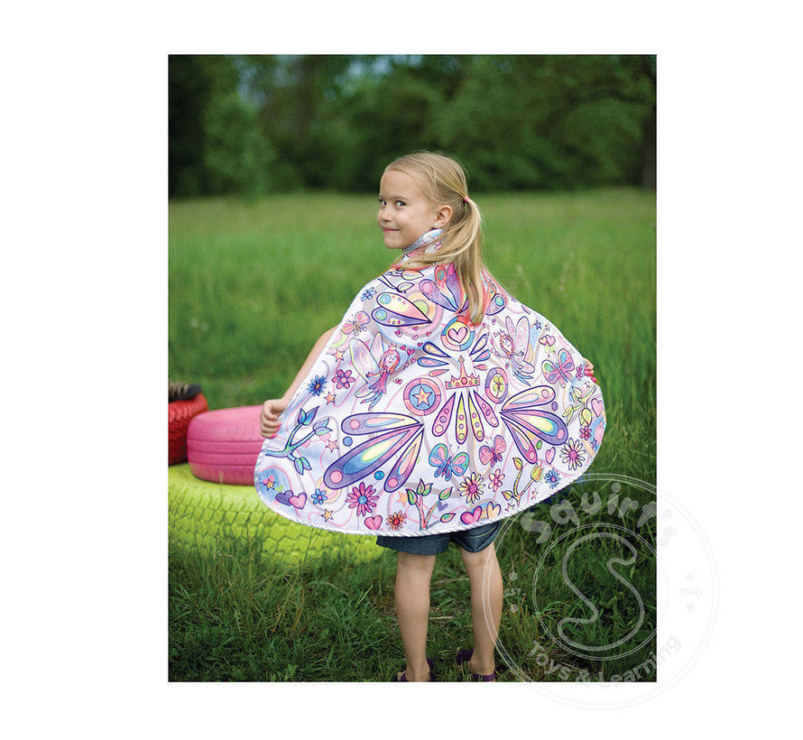 Great Pretenders Colour-A-Cape Fairy (Size 4-7)