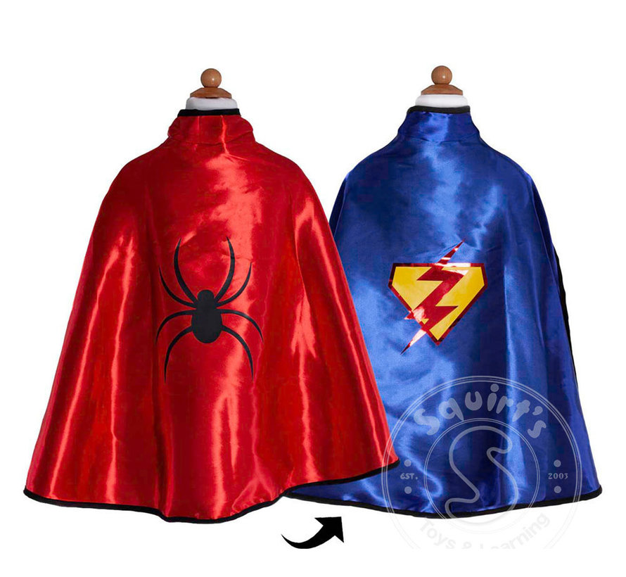Great Pretenders Reversible Adventure Cape with Mask (Size 5-6)