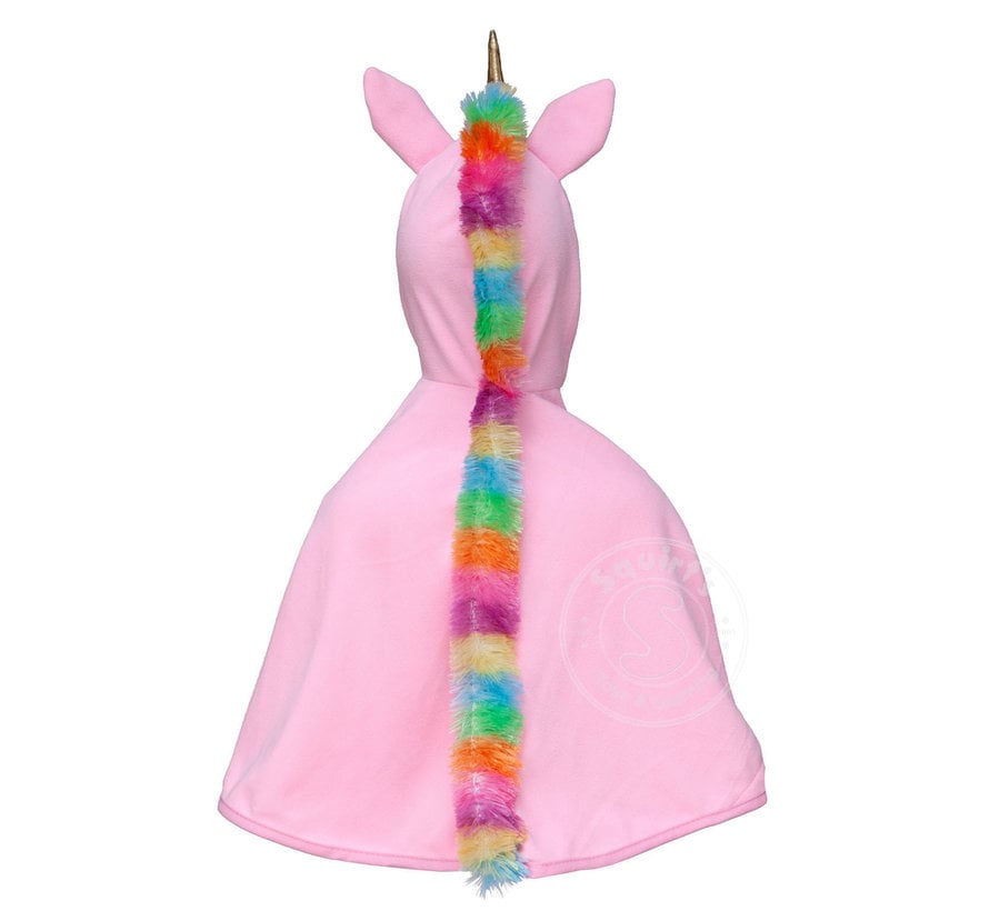 Great Pretenders Unicorn Cape Pink (Size 5-6)