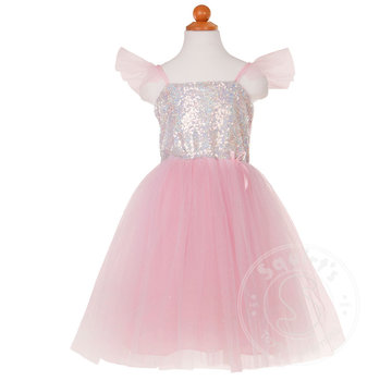 Great Pretenders Great Pretenders Sequins Princess Dress Pink (Size 5-6)