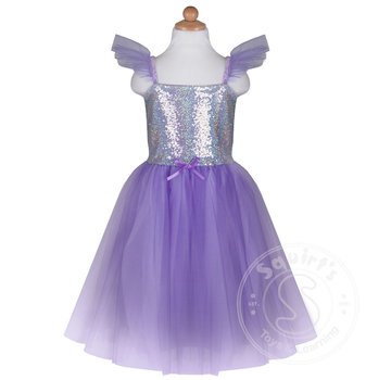 Great Pretenders Great Pretenders Sequins Princess Dress Lilac (Size 7-8)