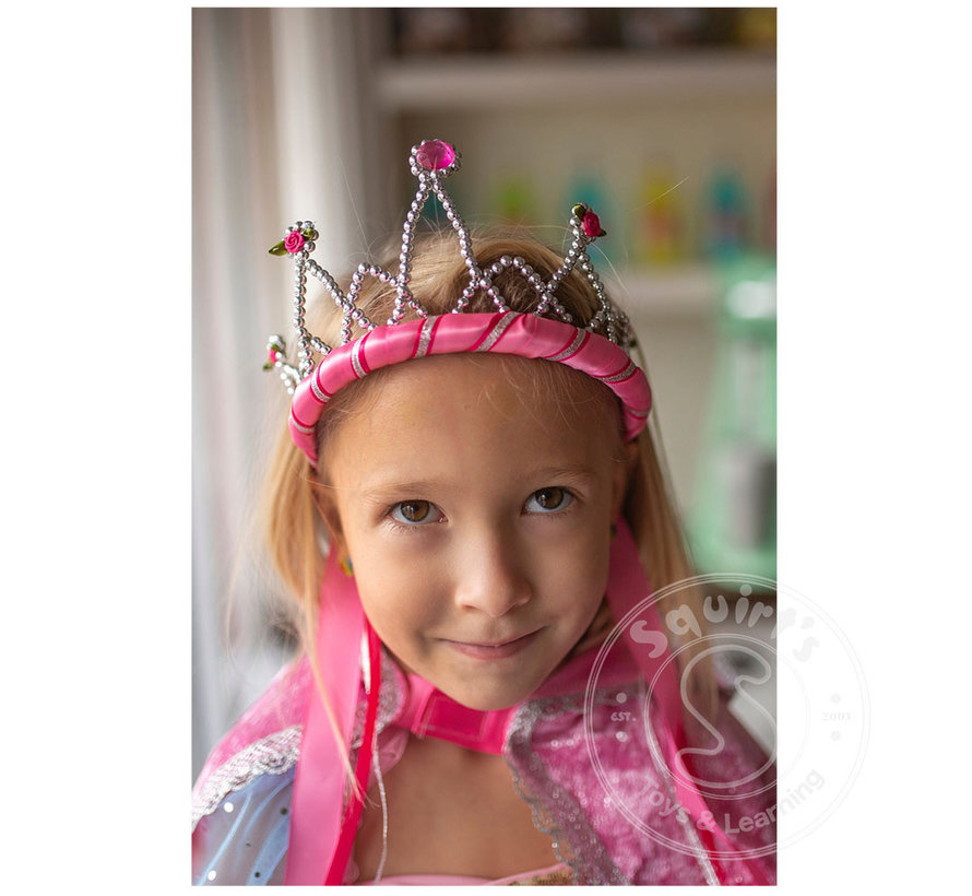 Great Pretenders Ribbon Tiara, Pink