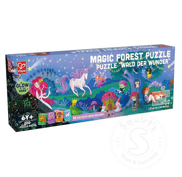 Hape Hape Magic Forest Glow in the Dark Puzzle 200pcs