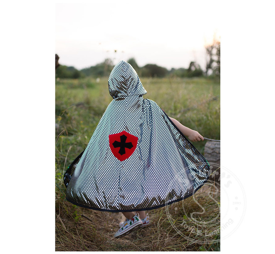 Great Pretenders Reversible Dragon/Knight Cape Green (Size 5-6)