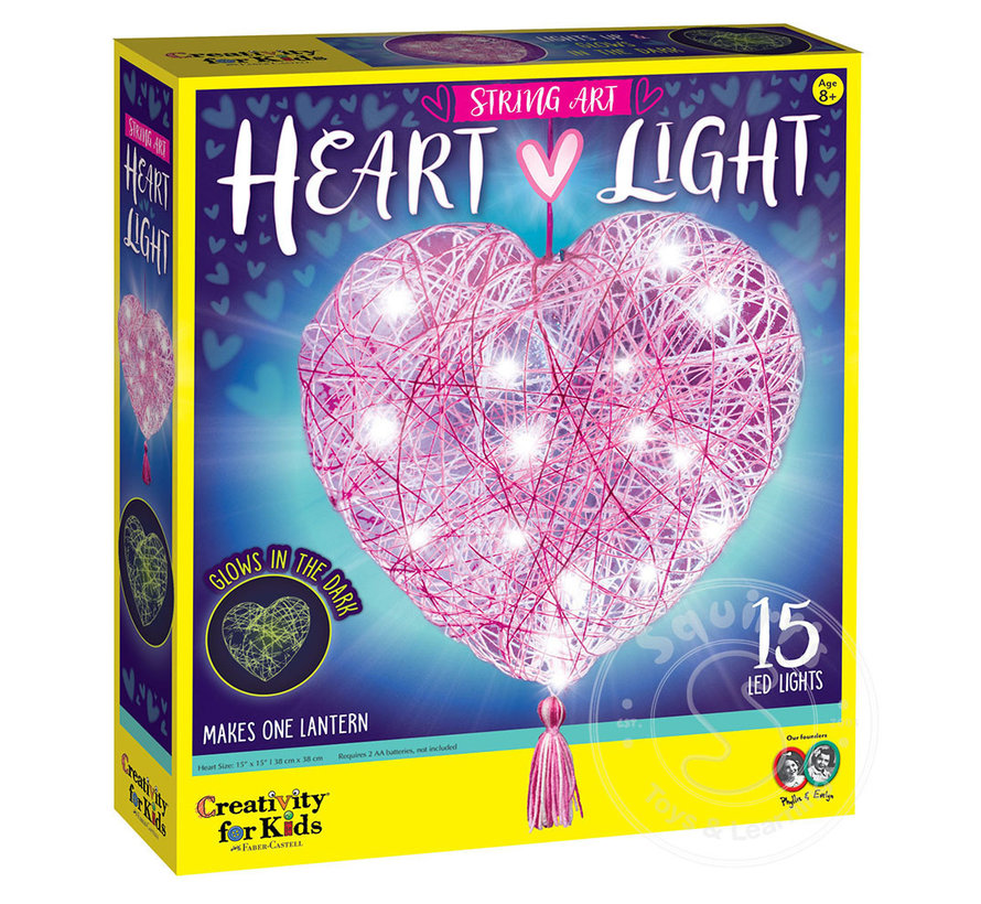 Creativity for Kids String Art Heart Light