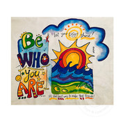 Artburn Pillow Case Painting Kit - Be Who You Are