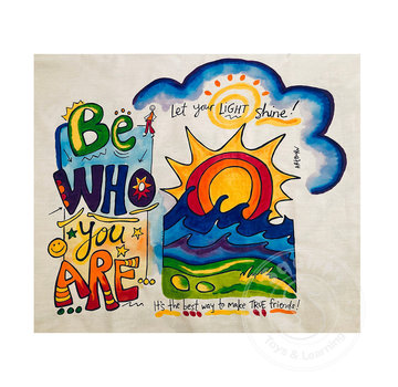 Artburn Pillow Case Painting Kit - Be Who You Are